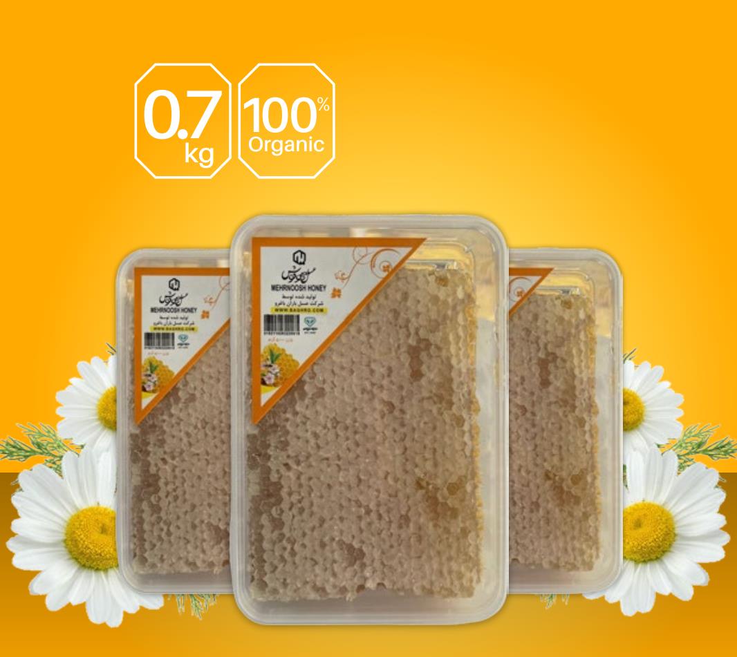 Mehrnoosh Organic Comb Honey (Large Packs)